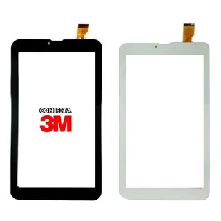 Tela Vidro Touch Para Tablet Multilaser M9 3g Quadcore Nb247 branco