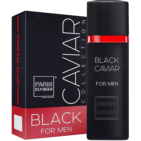 Perfume ORIGINAL Black Caviar 100 ml masculino Paris Elysses