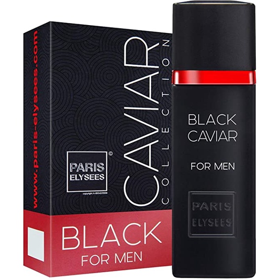 Perfume Black Caviar 100 ml masculino Paris Elysses