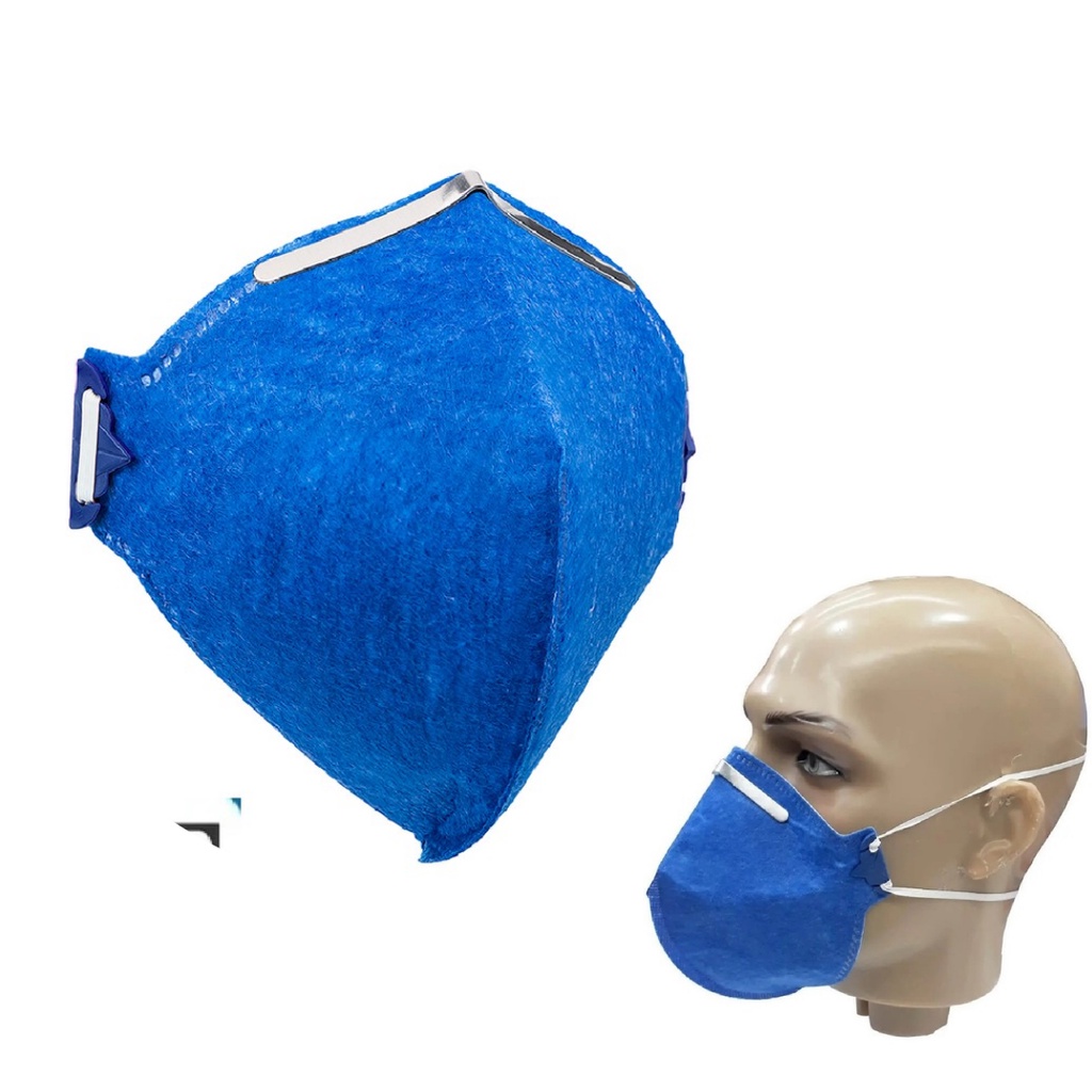 Kit 20 Respiradores Descartáveis PFF2 Delta Plus Proteção Respiratória contra Partículas Fumos Névoas Poeira Clipe Nasal