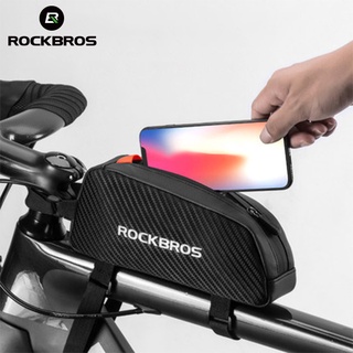 Saco De Ciclismo ROCKBROS Para Estrutura De Bicicleta Tubo Sobre 1L Capacidade À Prova De Chuva E Bolsa Fácil De Limpar em Oferta na Shopee