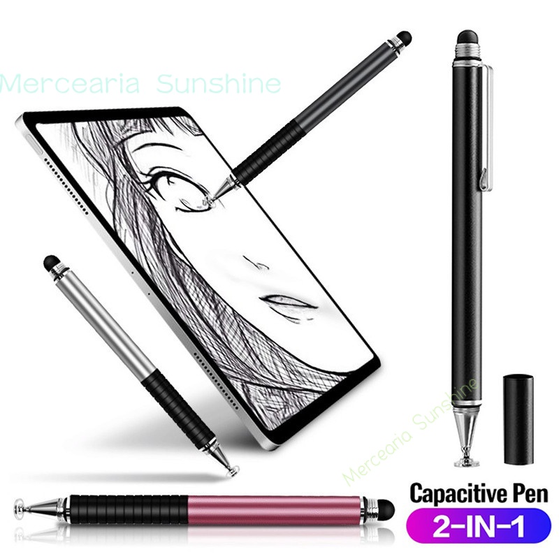 Caneta Stylus 2 Em 1 Universal Digital Tablet Tela Capacitiva Caneta Stylus