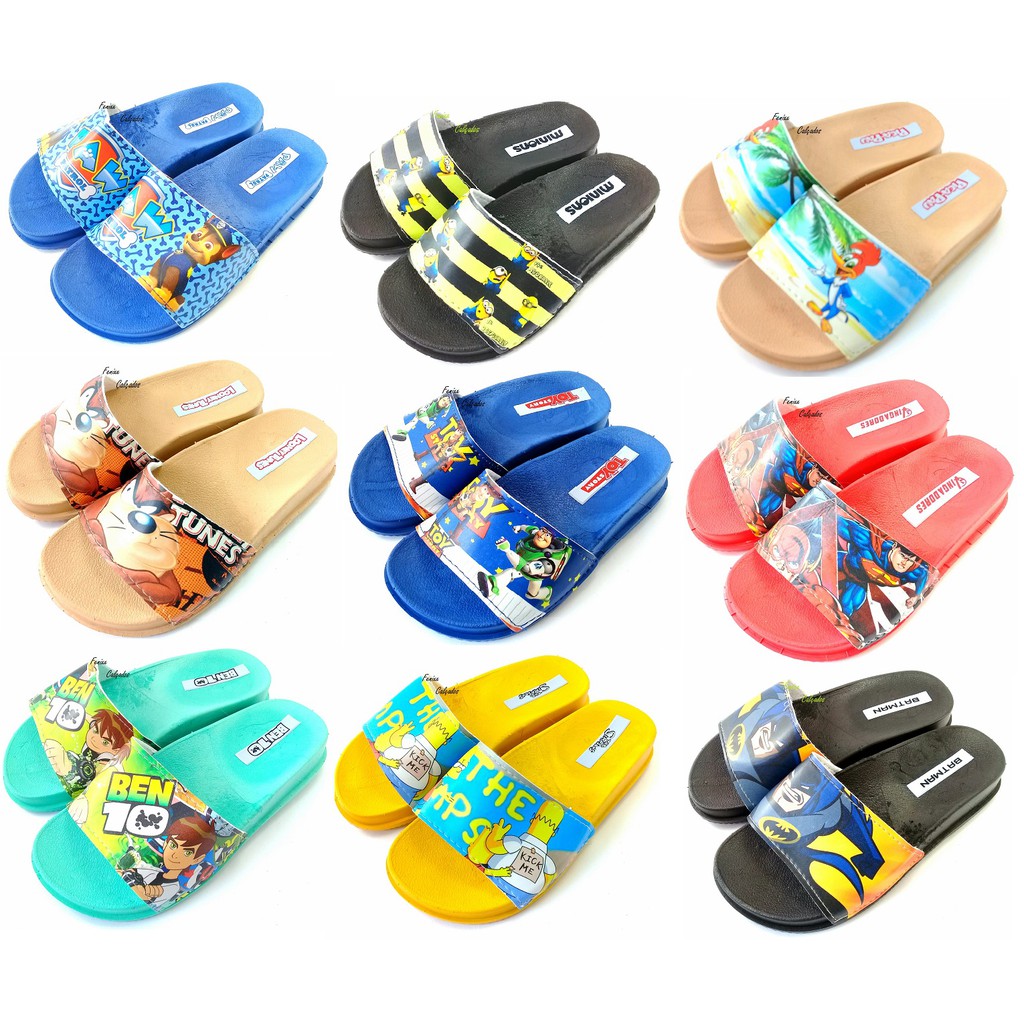 tenis infantil personagens atacado