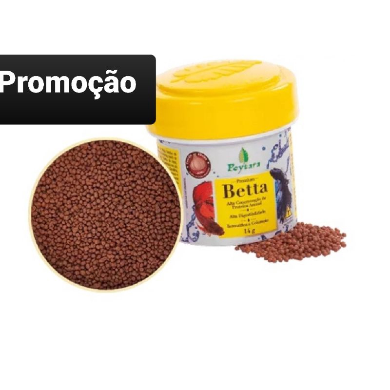 Ração Poytara Especial Para Peixe Betta 14gr Premium em Oferta na Shopee