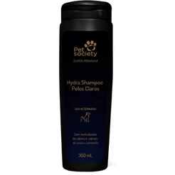Shampoo Branqueador Pelos Claros Cachorros e gatos Pet Society