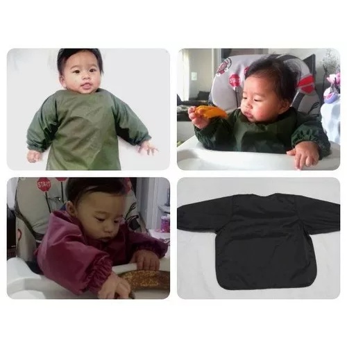 Kit 3 Babadores Aventais Impermeáveis Imperm. Blw