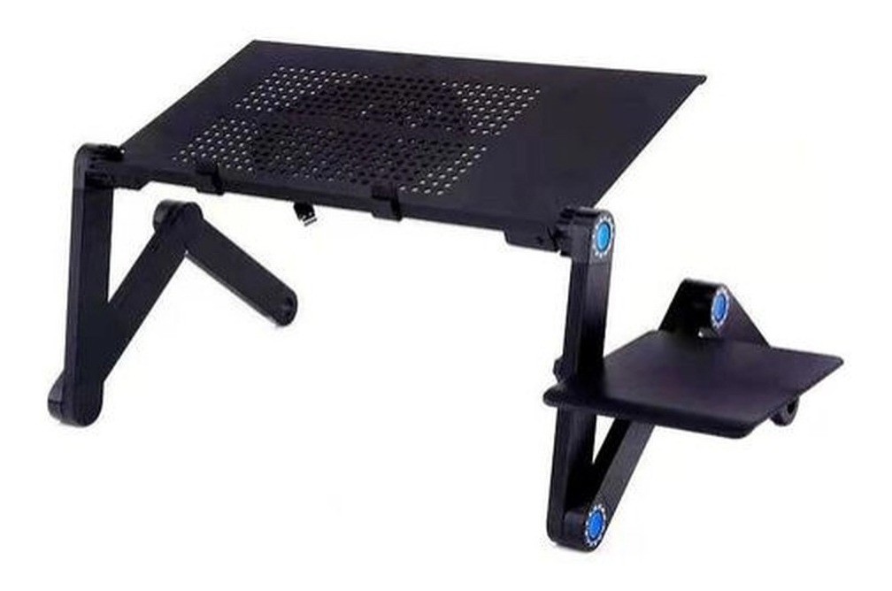 Suporte Articulado Para Notebook Com Mousepad E 2 Ventilador