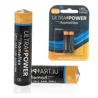 Pilha Alcalina Aaa Palito Com 2 Unidades Lr03 1.5v em Oferta na Shopee