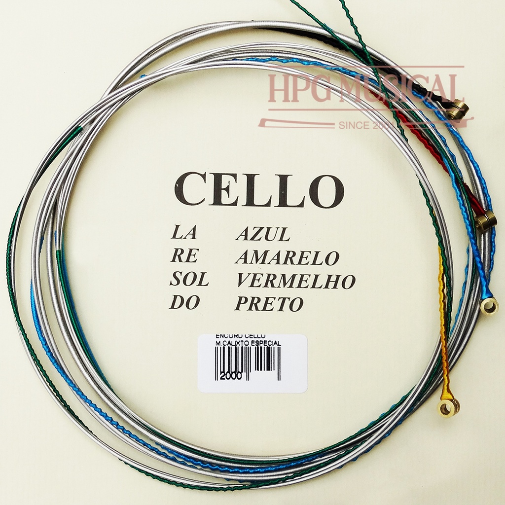 Encordoamento Violoncelo Mauro Calixto Especial 4/4