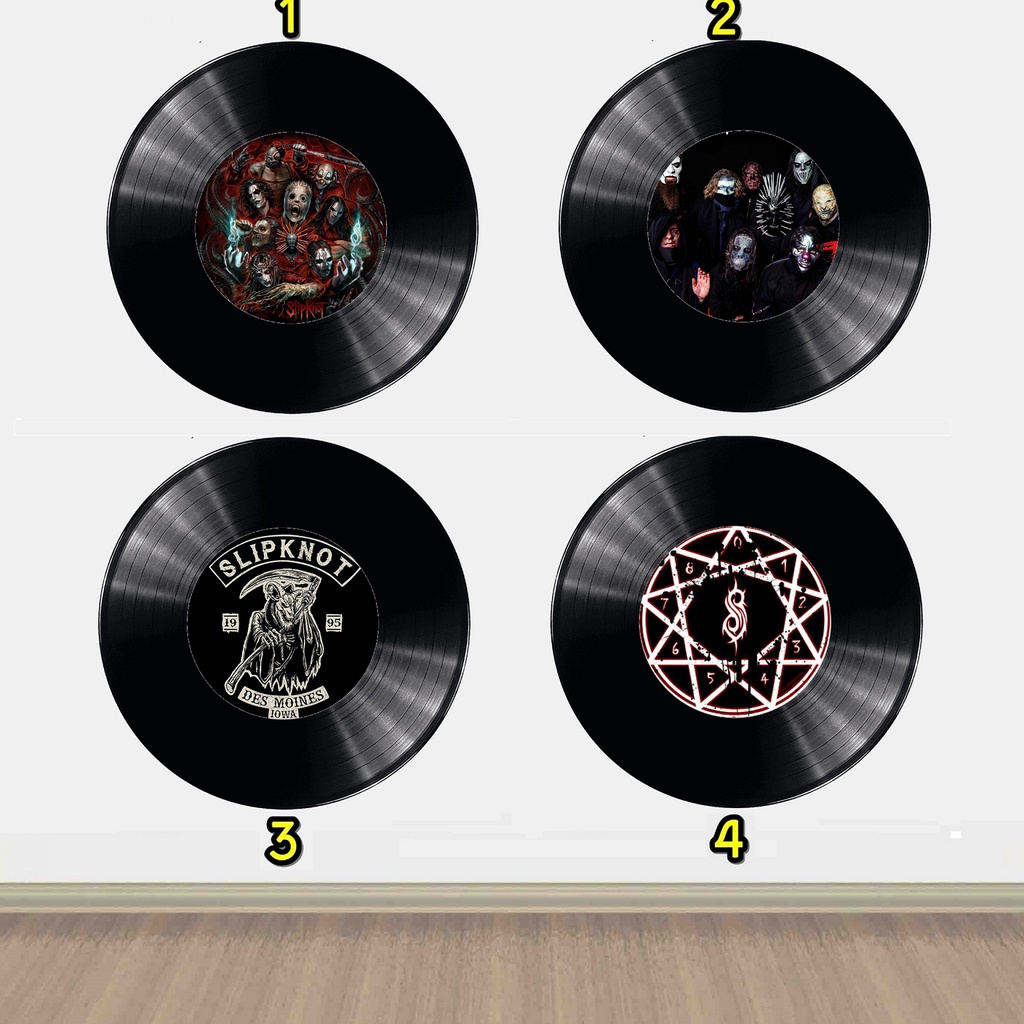 Disco Vinil Rock Slipknot Banda Lp Decorativo