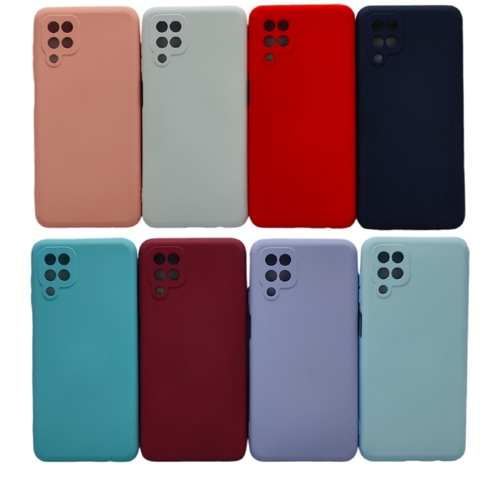 Capa Capinha Silicone Aveludado Case Samsung Galaxy A12/M12 em Oferta na Shopee
