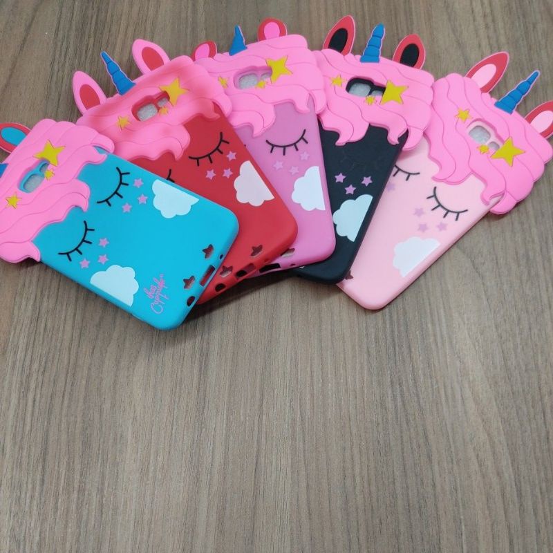 Capa celular samsung J7 Prime Promoção🔥capinha case linda em silicone unicornio Envio imediato