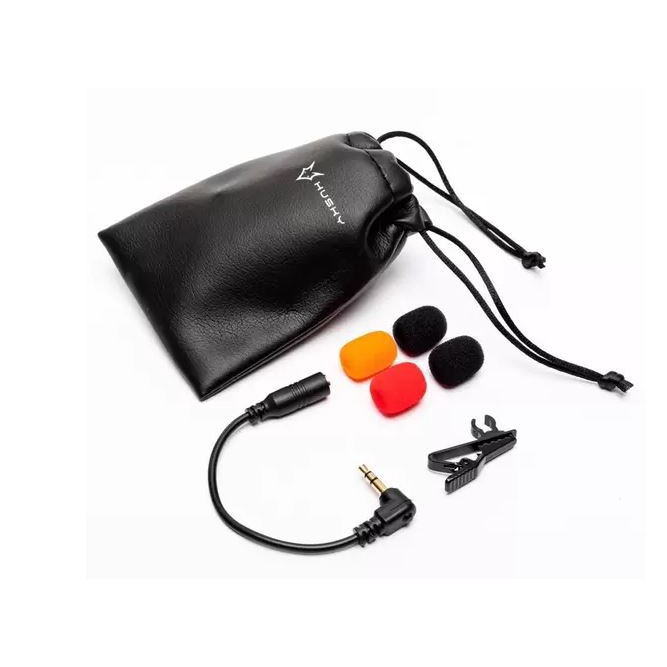 Microfone /Lapela Preta Husky ideal para gravações externas