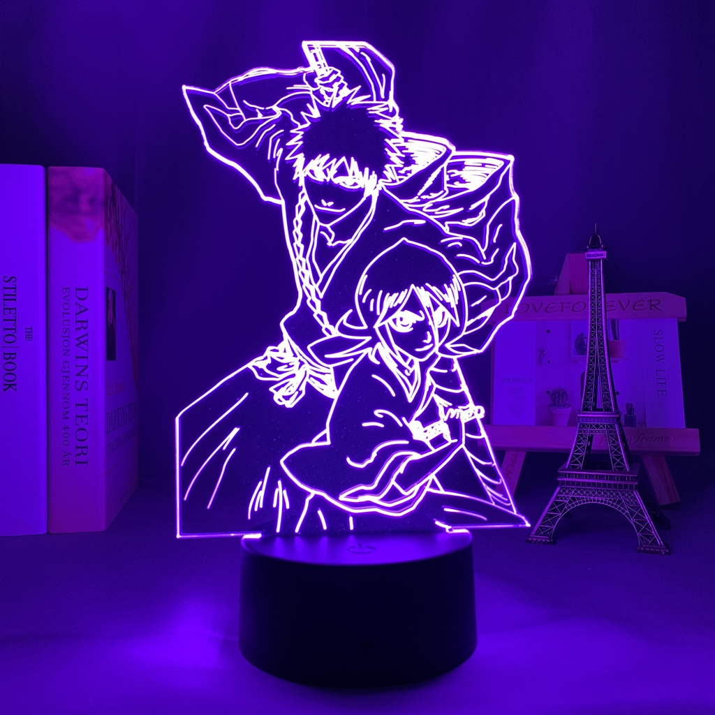 Anime Bleach Figure Lâmpada Led Noturna Jagermeister 1