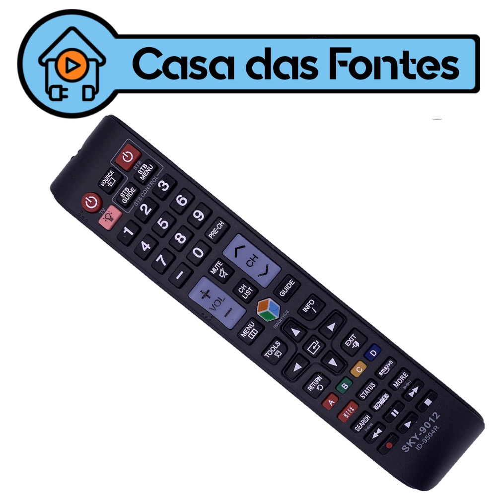 Controle Remoto Tv Samsung Smart Universal 9012