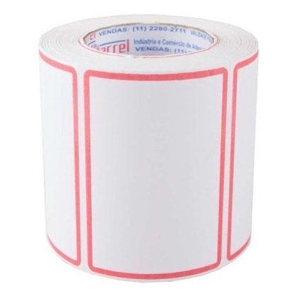 Etiqueta Adesiva Branca Grande Rolo C/333 Etiquetas 85x60mm em Oferta na Shopee