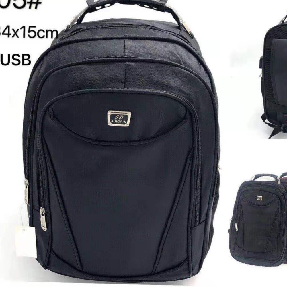 Mochila Escolar Sport (200852) Resistente Compartimento Notebook 16" CABO DE AÇO  Saida USB E FONE