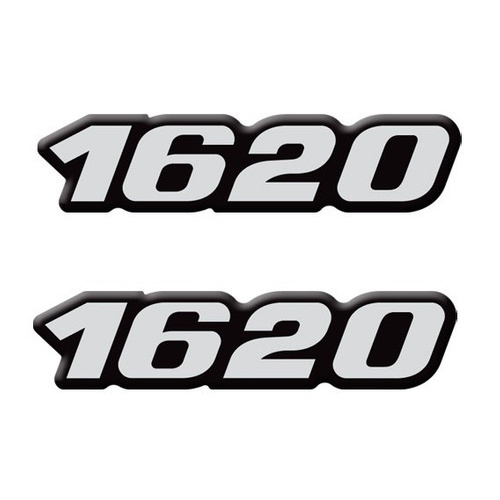 Emblema Adesivo Para Caminhão Mercedes Benz  1620 Par