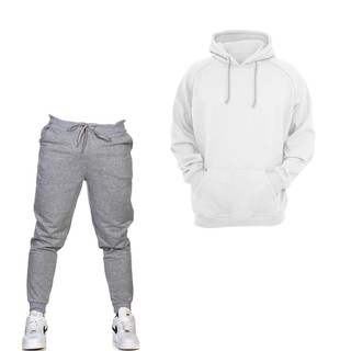 Kit Moletom Conjunto Unissex Moda Inverno Lisos Calça E Blusa