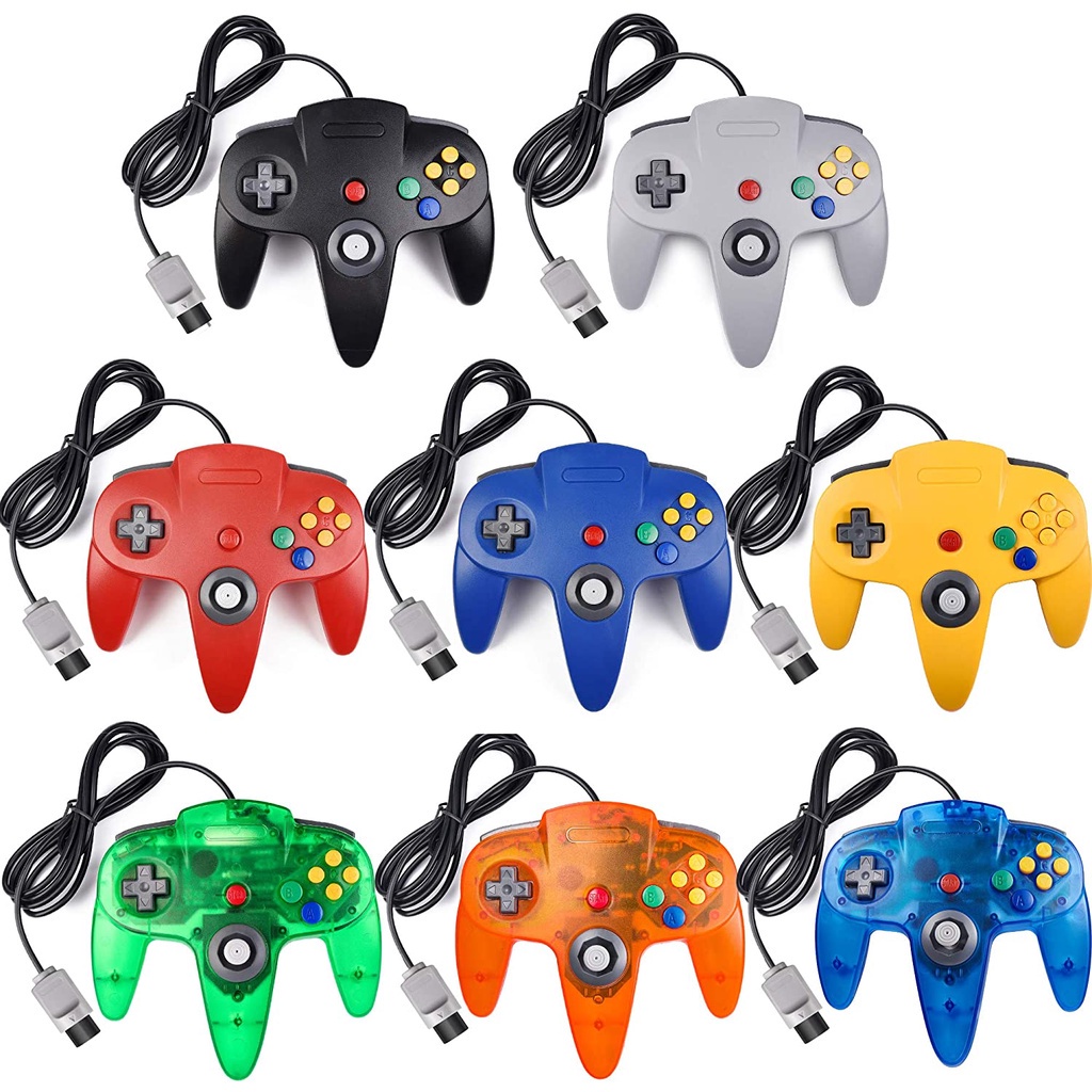 Controlador De Jogo Com Fio Controlador De Joystick Retro Para N64 Clássico Console N64 Gamepad em Oferta na Shopee