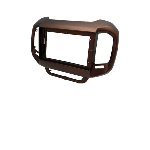 Moldura Fiat Toro Para 9 Polegadas 2016 A 2019 Marrom Ranch Vulcano em Oferta na Shopee