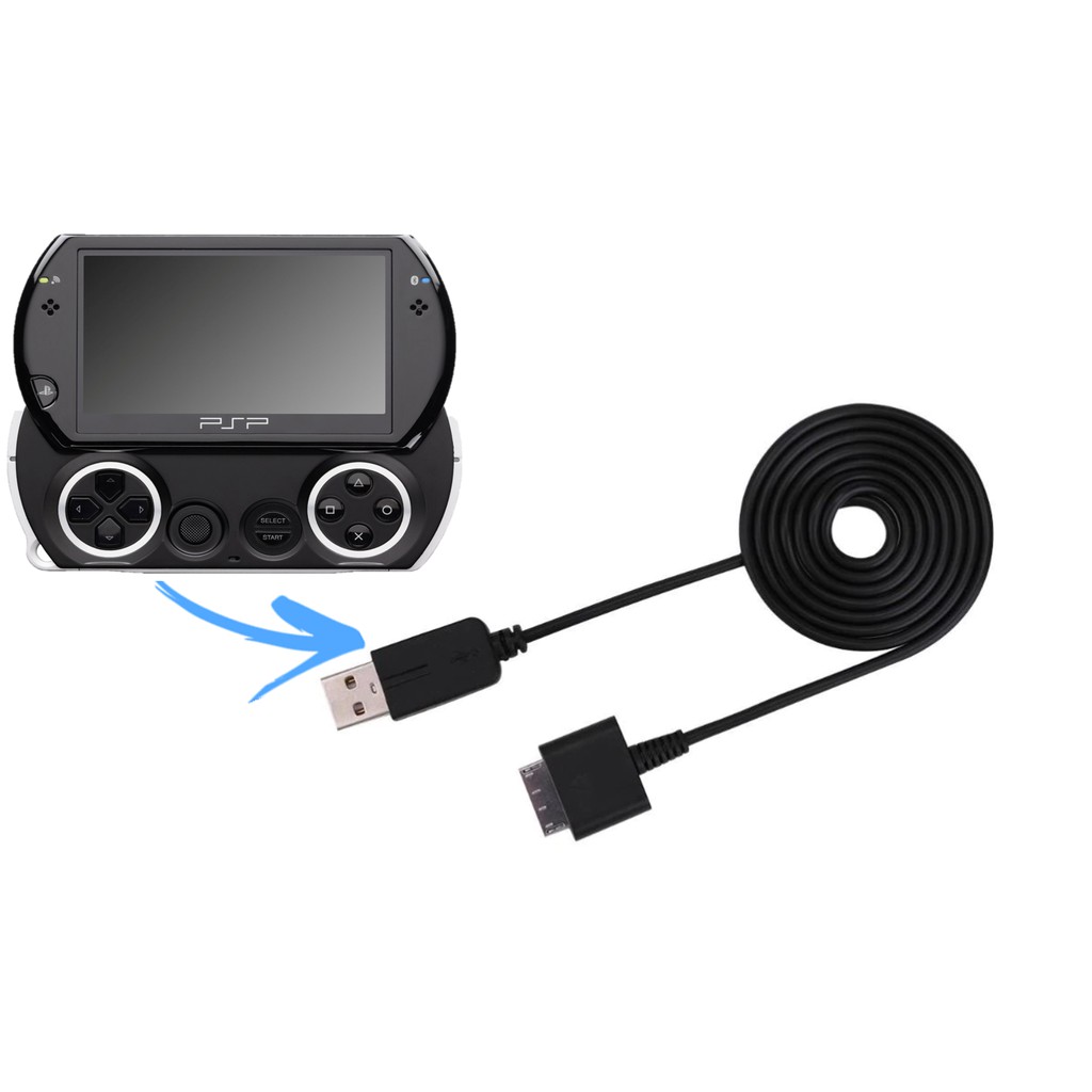 Cabo Usb Carregador E Transferência De Dados Psp Go Fonte