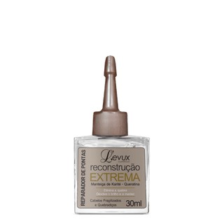 Reparador de Pontas Levux Reconstrução Extrema Frizz Off Karité Brilho Sedoso 30ml