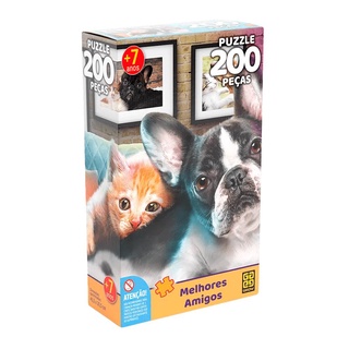 Puzzle 200 peças Melhores Amigos