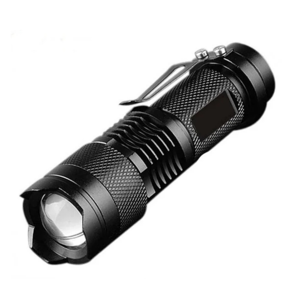 Mini Lanterna Tática Cree Led Q5 Camping Acampamento Pesca caça