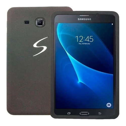 Capa Borracha Tablet Samsung Galaxy Tab A6 7.0 Sm-T280 Sm-T285m  Cor Preta