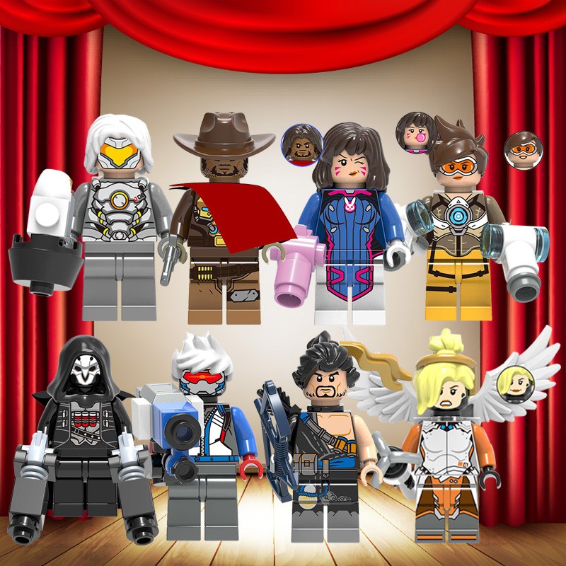 Blocos De Construção Compatível Com Lego MiniFigures D.va Reinhardt ...