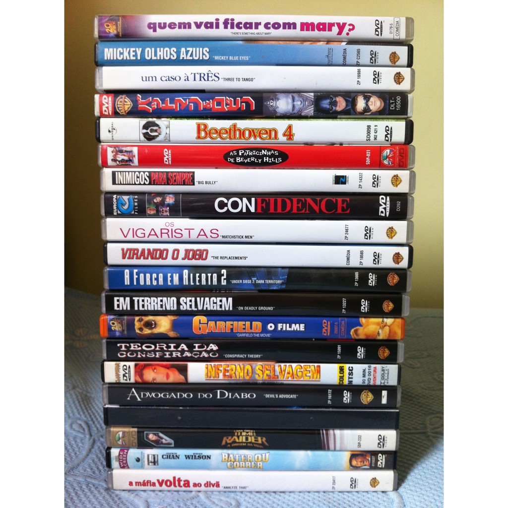 DVDs Originais - Diversos Filmes - Preço de cada DVD | Shopee Brasil
