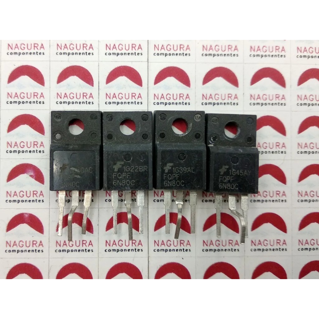 10 Transistor Fqpf 6n80c Mosfet 6n80c - Originais Usados | Shopee Brasil