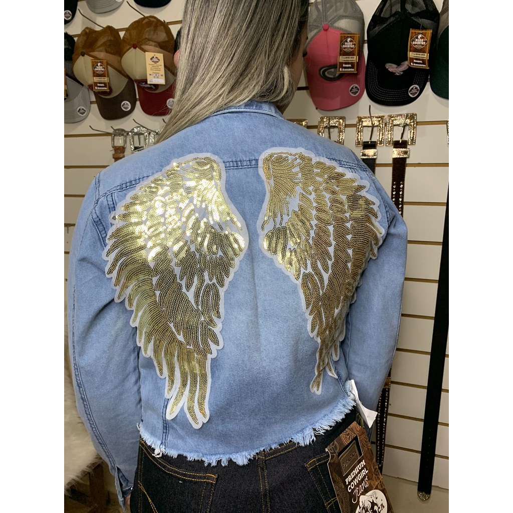 Jaqueta jeans country | Shopee Brasil