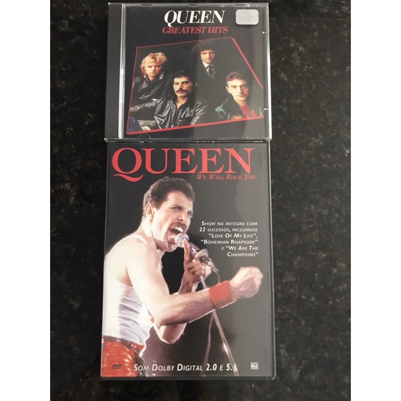 Cd+DVD Queen Greatest Hits | Shopee Brasil