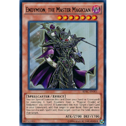 ** Endymion, The Master Magician - Sdsc-en001 Yu-gi-oh **
