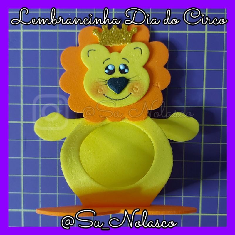 PORTA BOMBOM LEÃOZINHO | Shopee Brasil