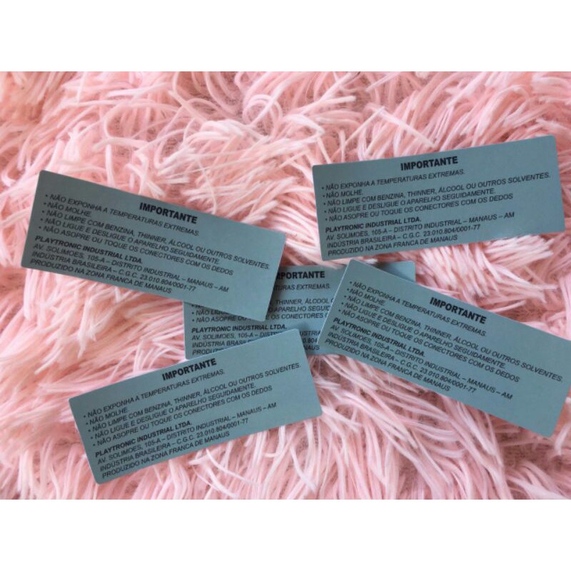 5 label (etiqueta) para jogos de super Nintendo