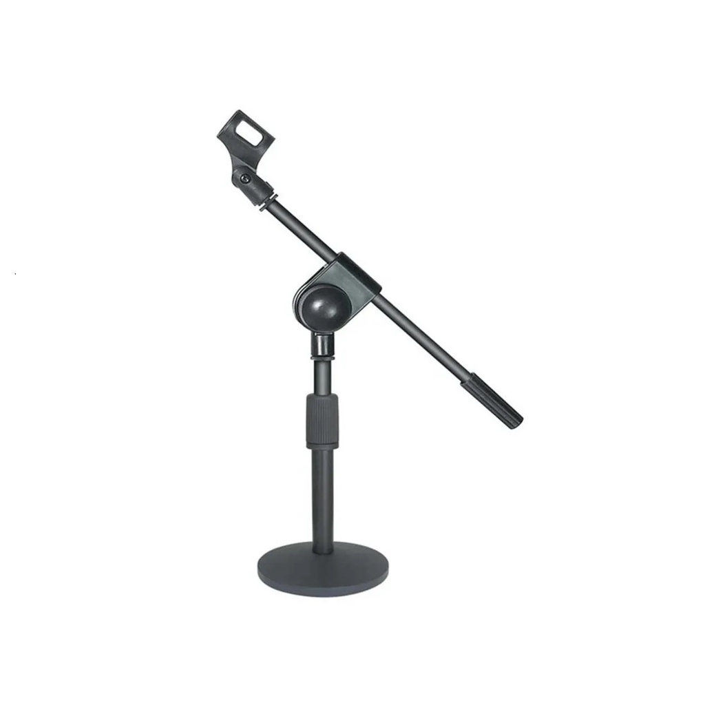 Suporte Girafa Pedestal De Mesa Para Microfone Smart Ts-08