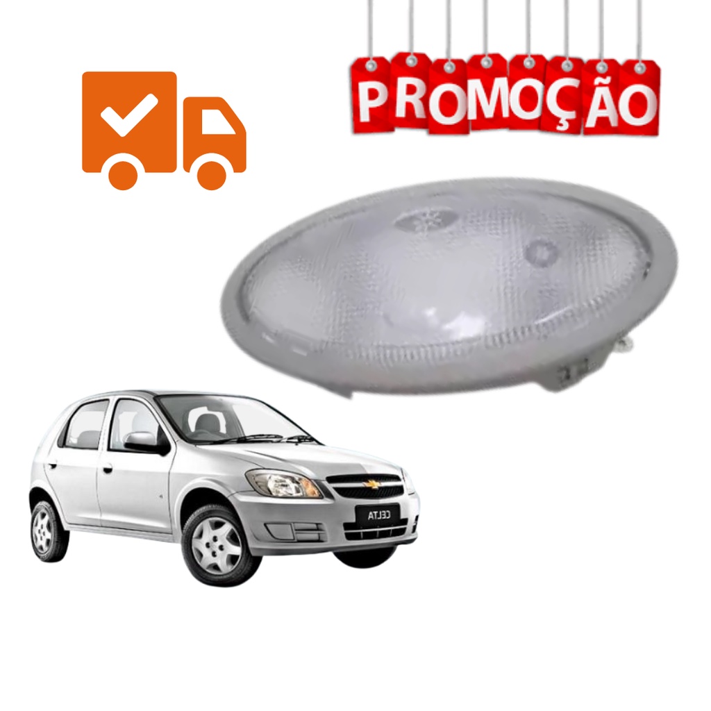 Lanterna Luz de Teto Chevrolet Celta 2001 á 2013 Prisma 2007 2008 2009 2010 2011 em Oferta na Shopee