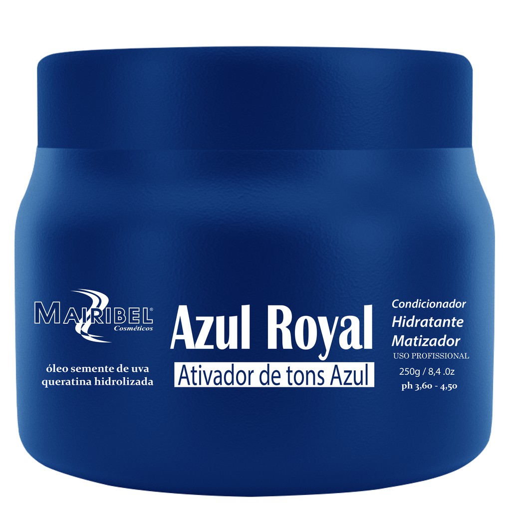 Matizador Condicionador Hidratante Azul Royal Mairibel 250g - Maribel/Hidratycollor