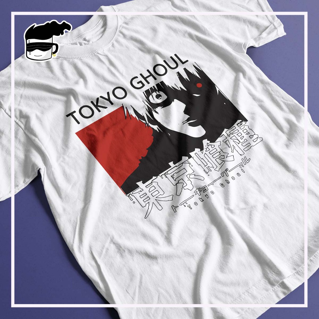 Camiseta Tokyo Ghoul Unissex Ken Kanek Camisa Masculina Anime Blusa Feminina Anteiku