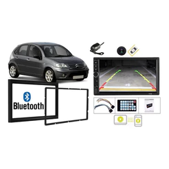Central Kit Multimídia Citroen C3 2003 2004 2005 2006 2007