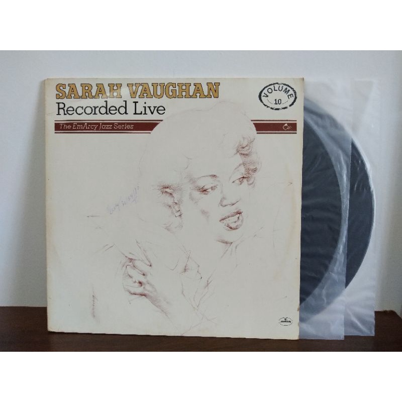 LP - Sarah Vaughan / Recorded Live, Duplo
