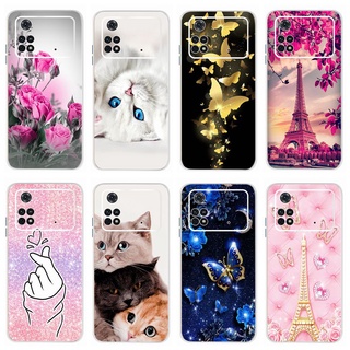 Xiaomi POCO M4 Pro 4G 2020 Capa De Silicone Flexível Em TPU Para Gato (4G)