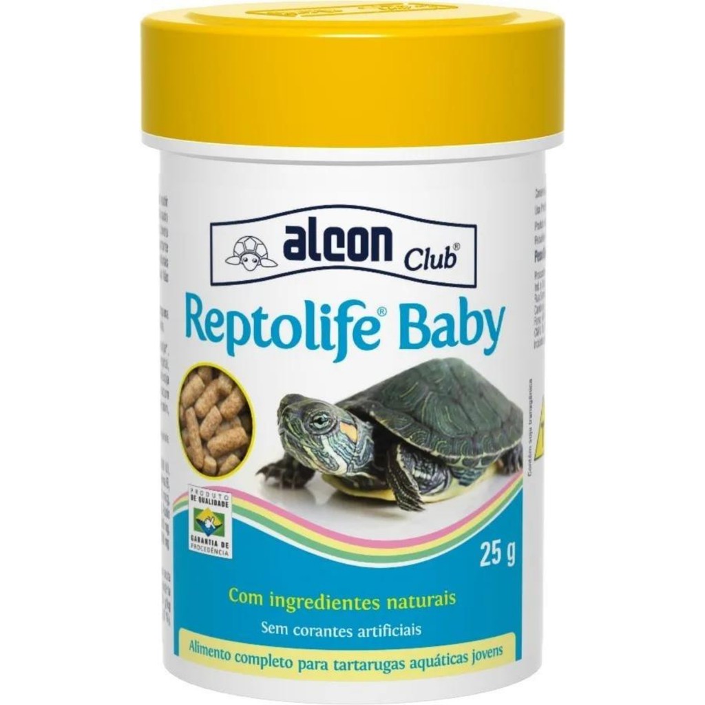 Reptolife Baby Alcon Ração Para Tartaruga Jovem 25g