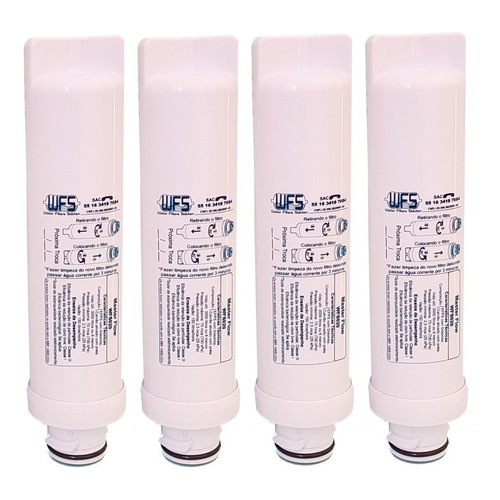 4 Filtro Refil Electrolux Pe10b Pe10x Eletrolux Pappca20