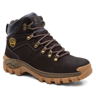 Bota Masculina Trabalho Coturno Couro Via Livre - N6 Com C.A