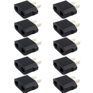blg 10 Pcs Conversor De Energia Da Ue Eua Para Plug Adapter-Tomada Americana Adaptadores De Viagem Europa