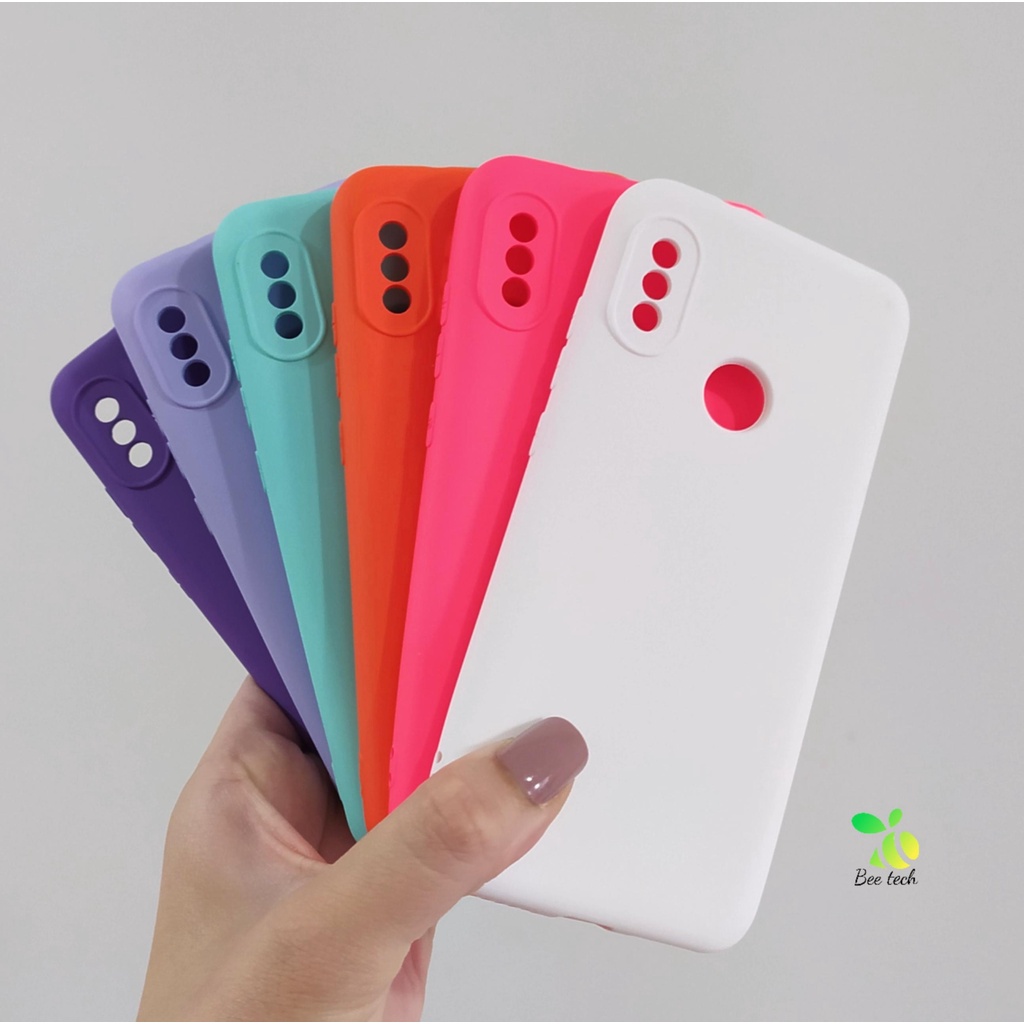 Capa Capinha Case Xiaomi MI A2 Lite Silicone Aveludada Rosa Preta Branca ...